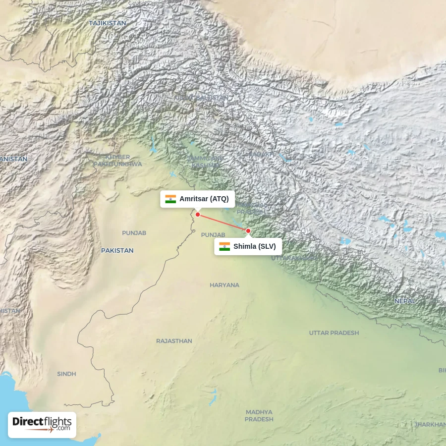 ATQ - SLV route map