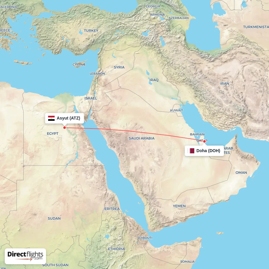 ATZ - DOH route map
