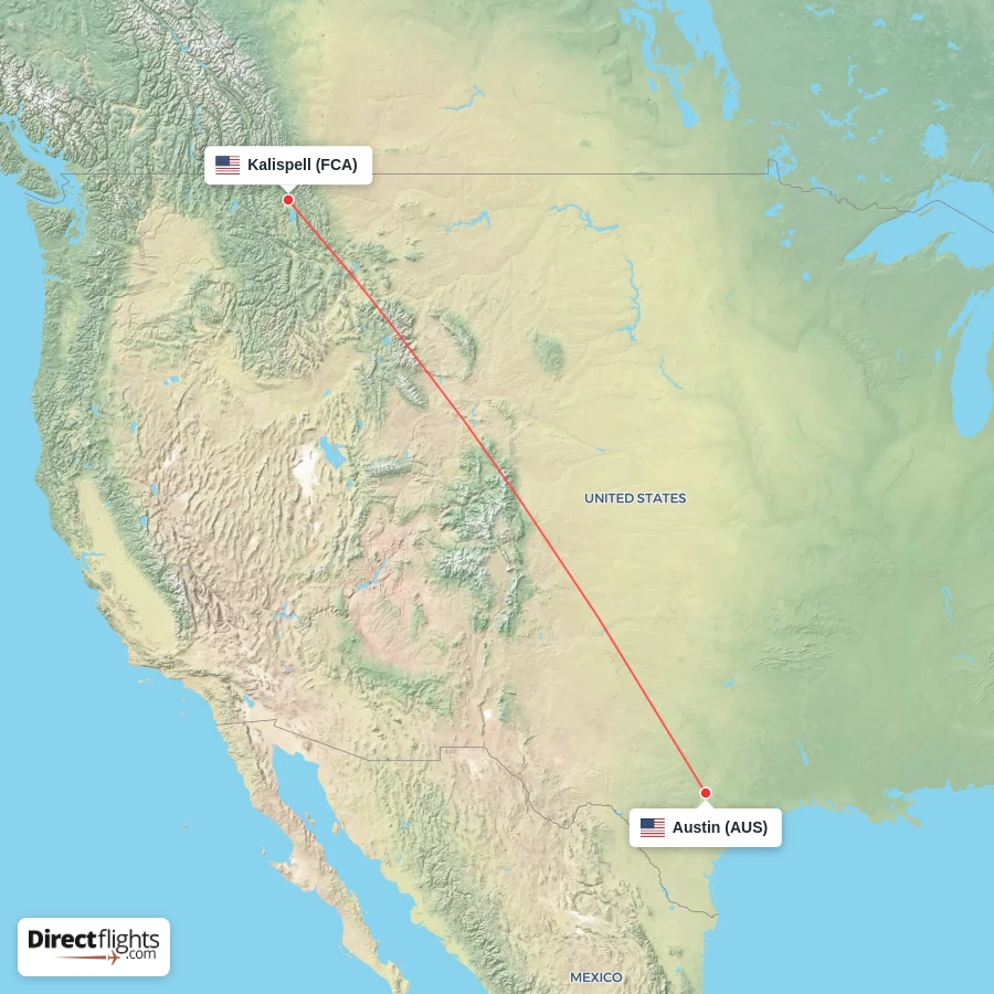 AUS - FCA route map