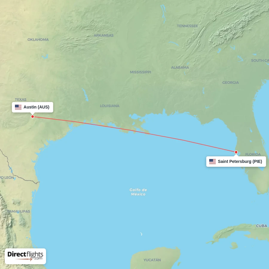 AUS - PIE route map