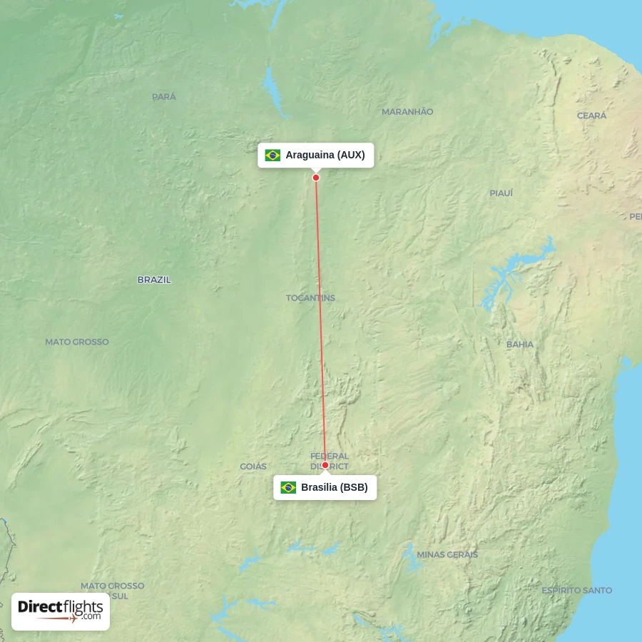 AUX - BSB route map