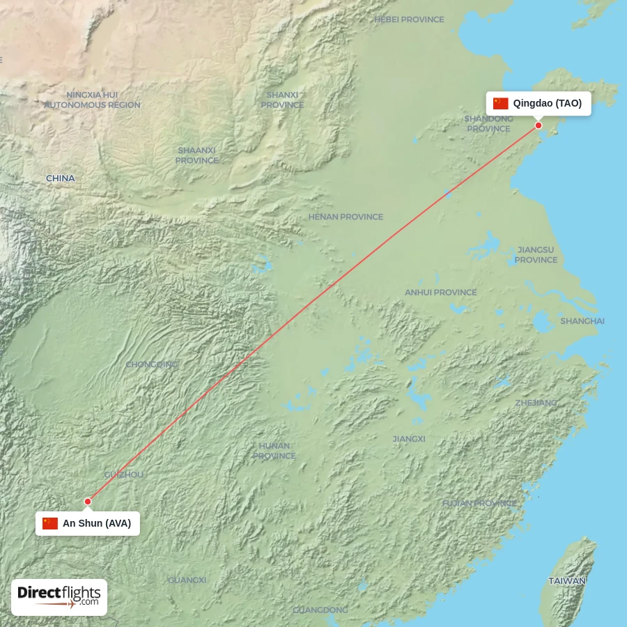 AVA - TAO route map