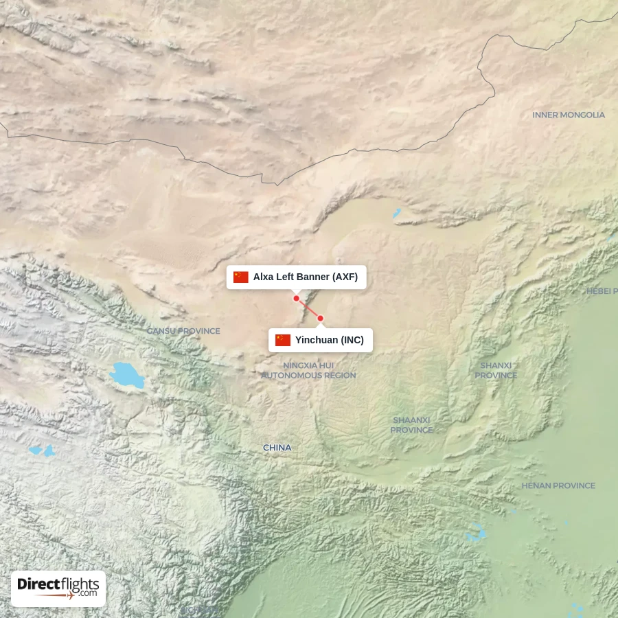 AXF - INC route map