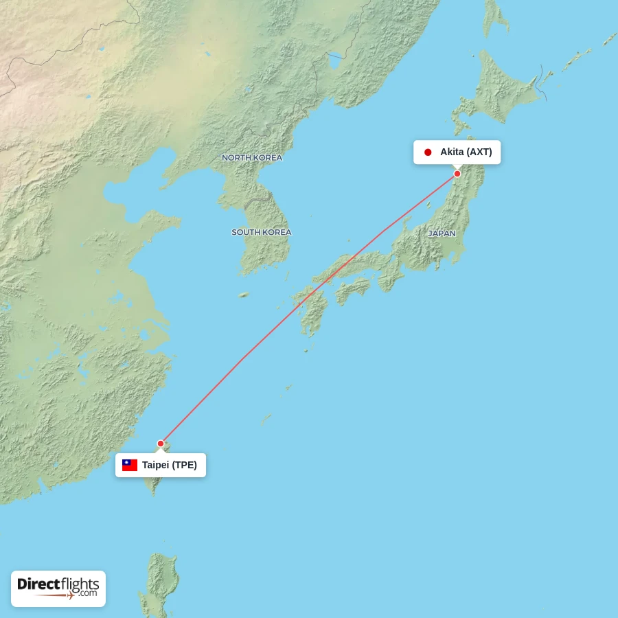 AXT - TPE route map