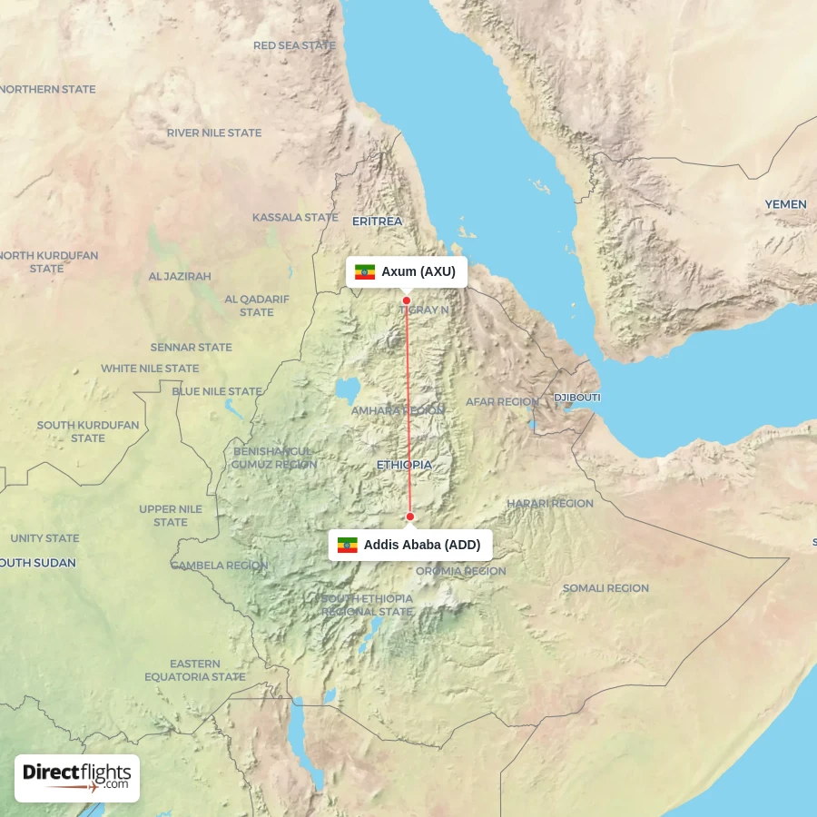 AXU - ADD route map