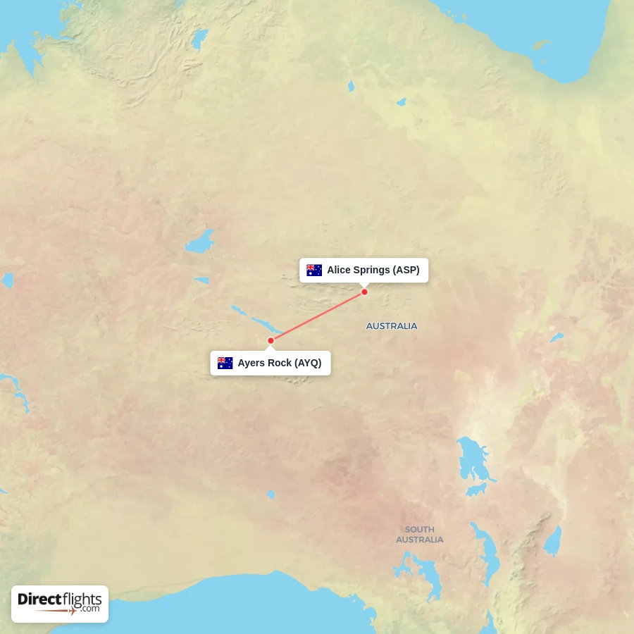 AYQ - ASP route map