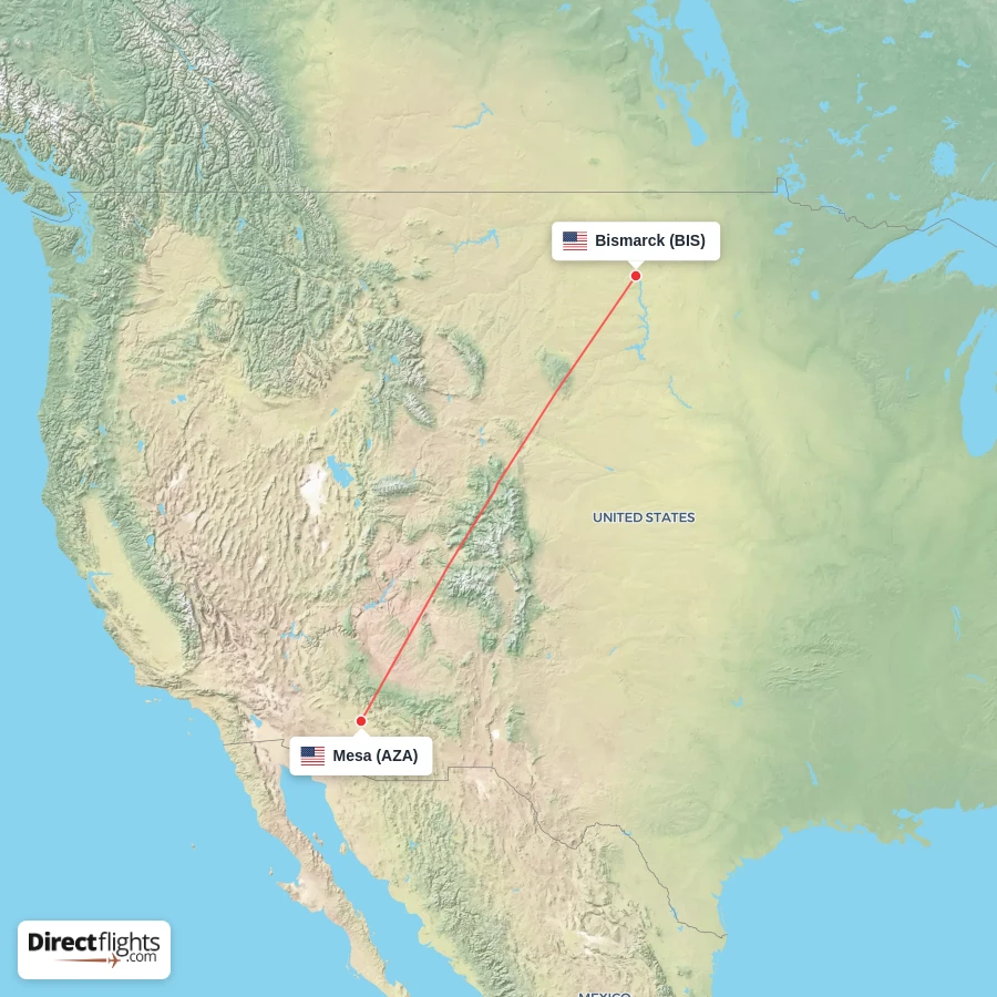 AZA - BIS route map