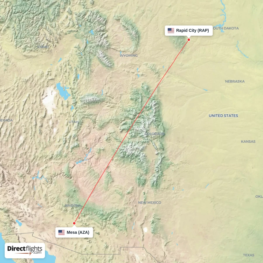 AZA - RAP route map