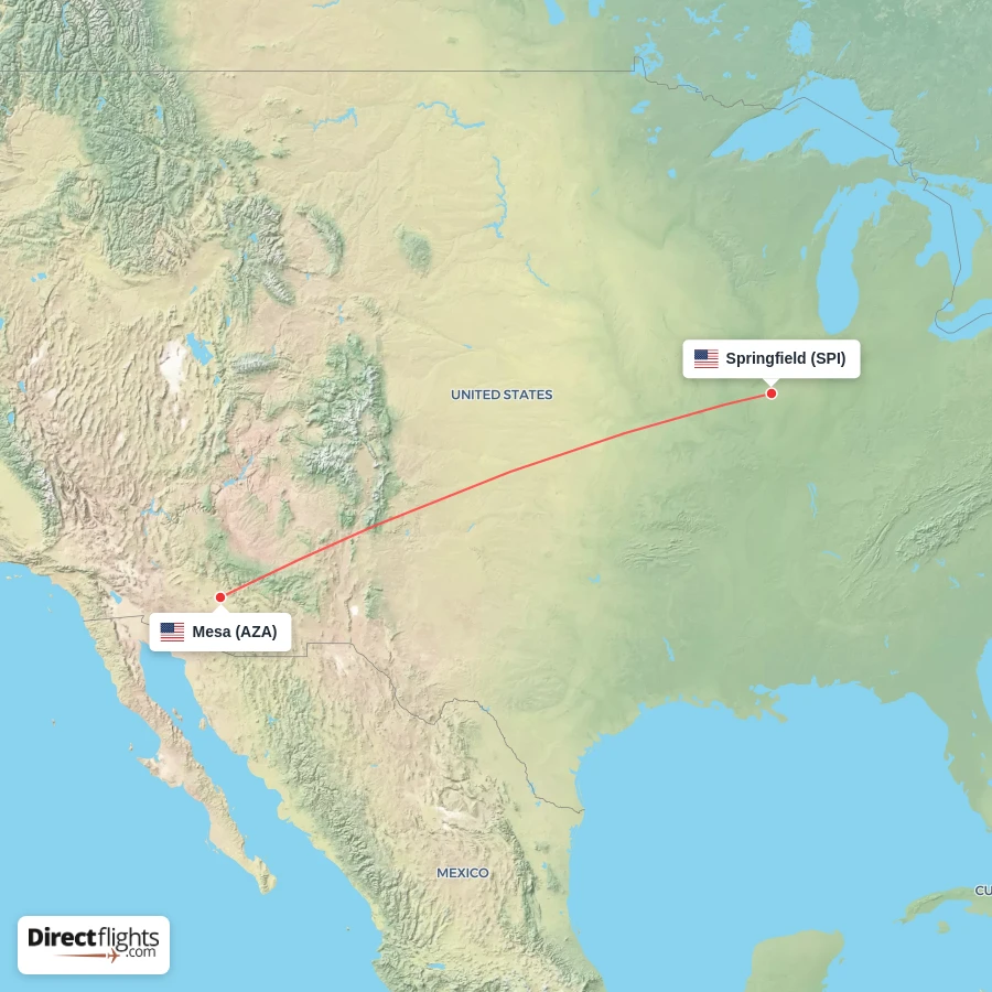 AZA - SPI route map