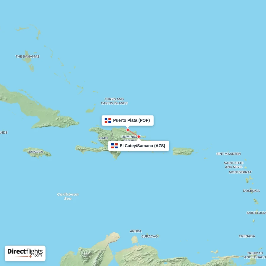 AZS - POP route map