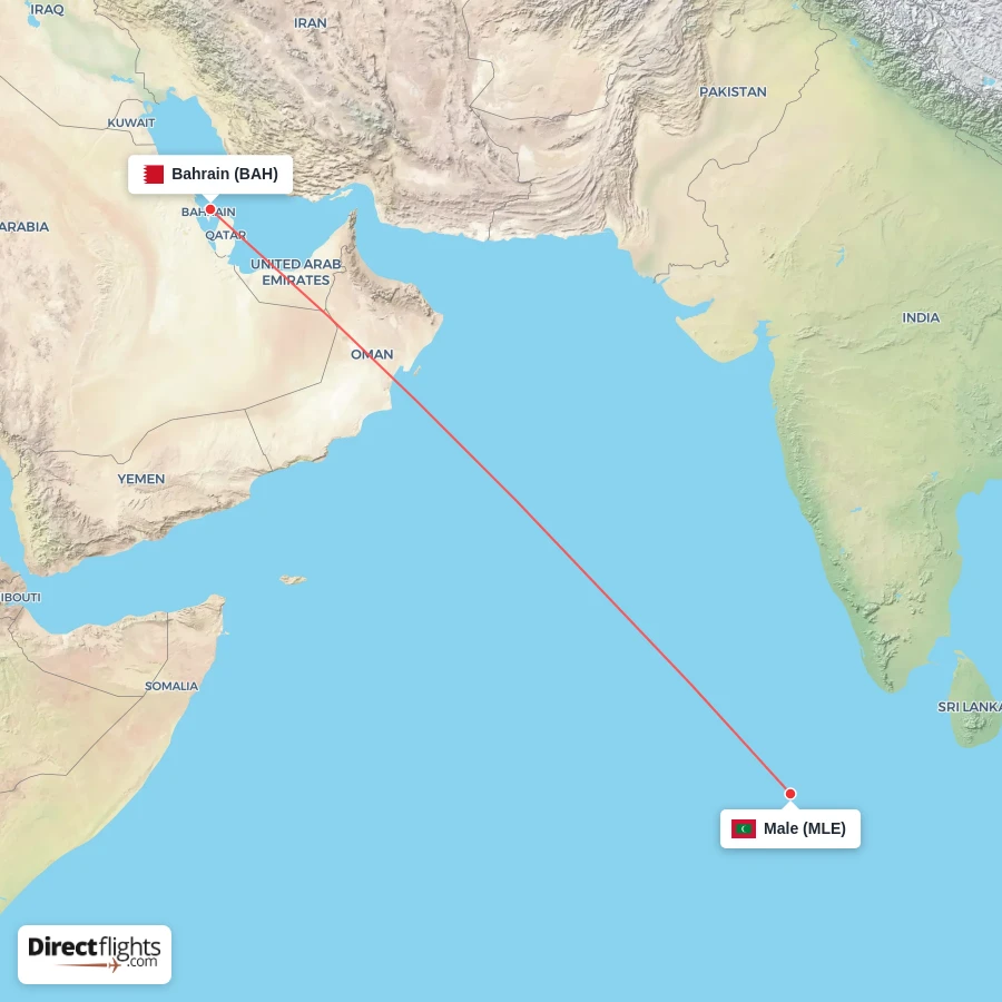 BAH - MLE route map