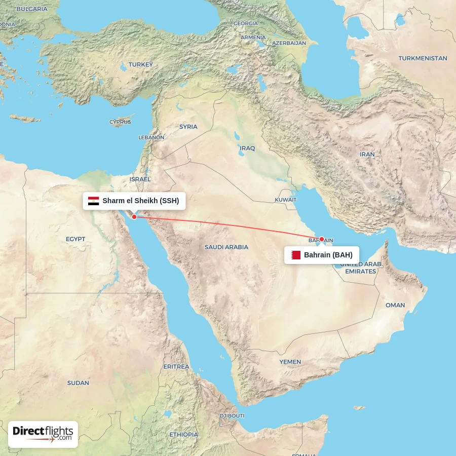 BAH - SSH route map