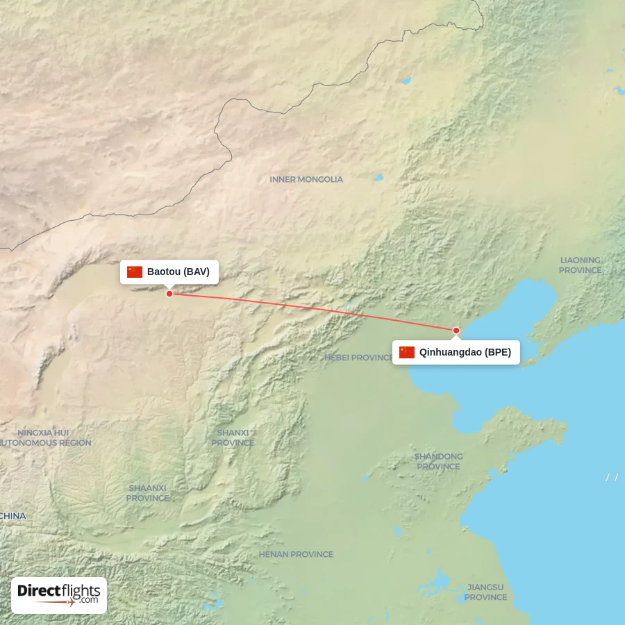 BAV - BPE route map