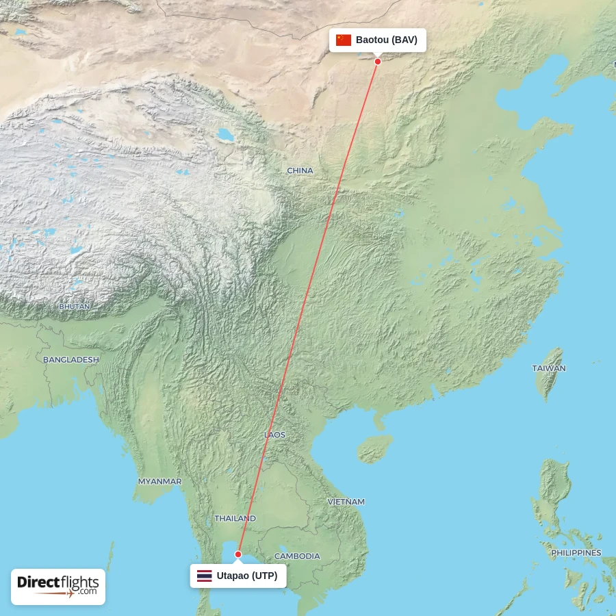 BAV - UTP route map