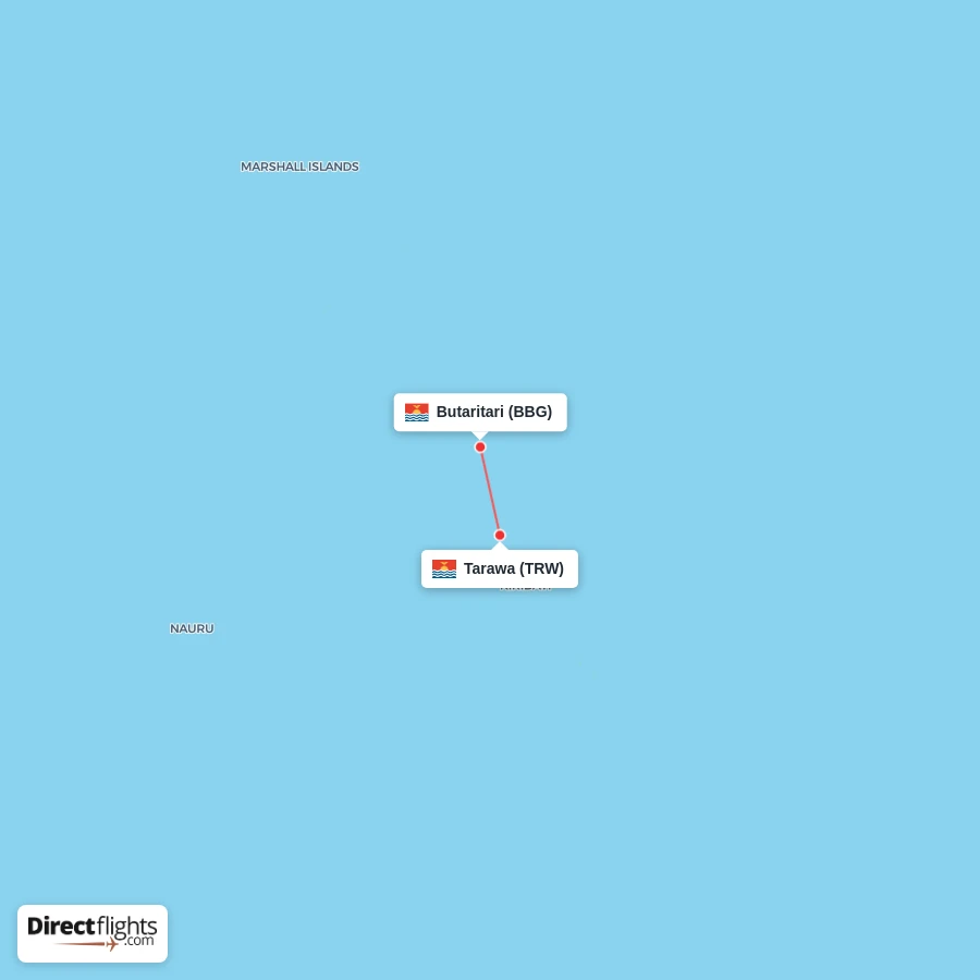 BBG - TRW route map