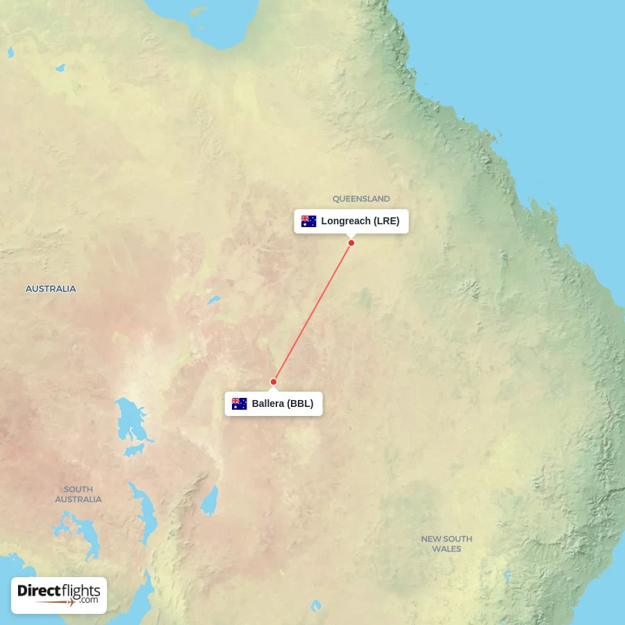 BBL - LRE route map