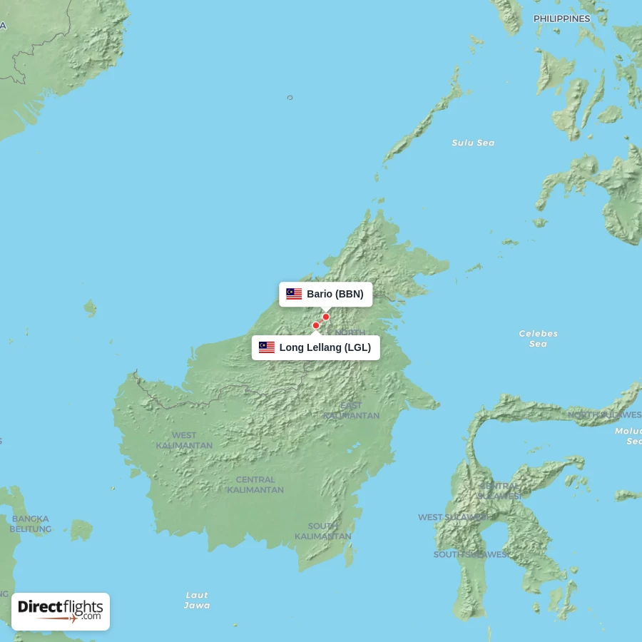 BBN - LGL route map