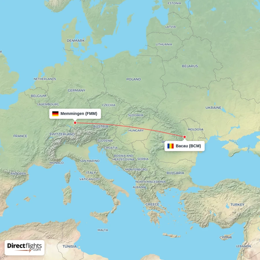 BCM - FMM route map