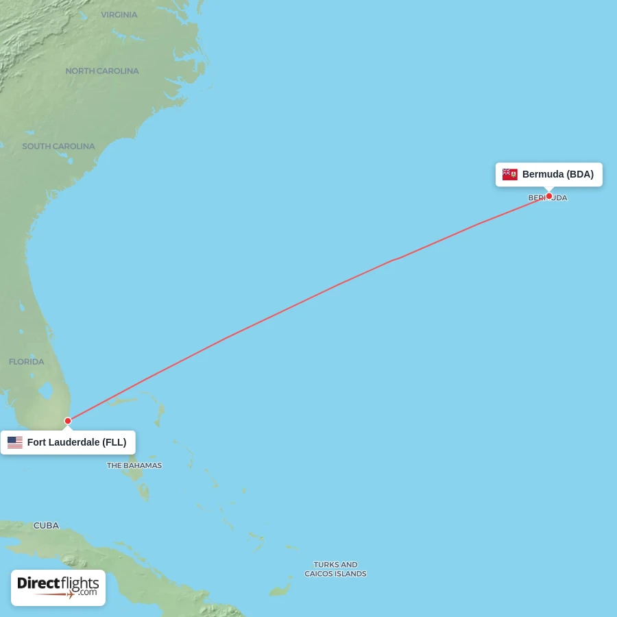 BDA - FLL route map