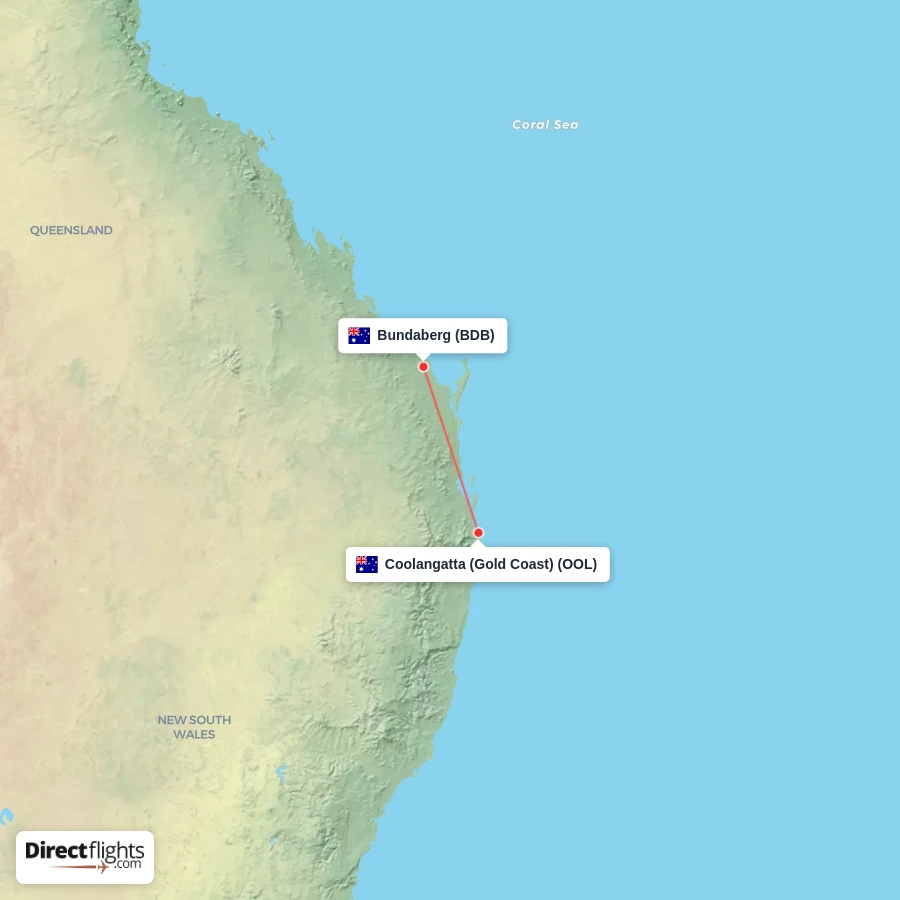 BDB - OOL route map