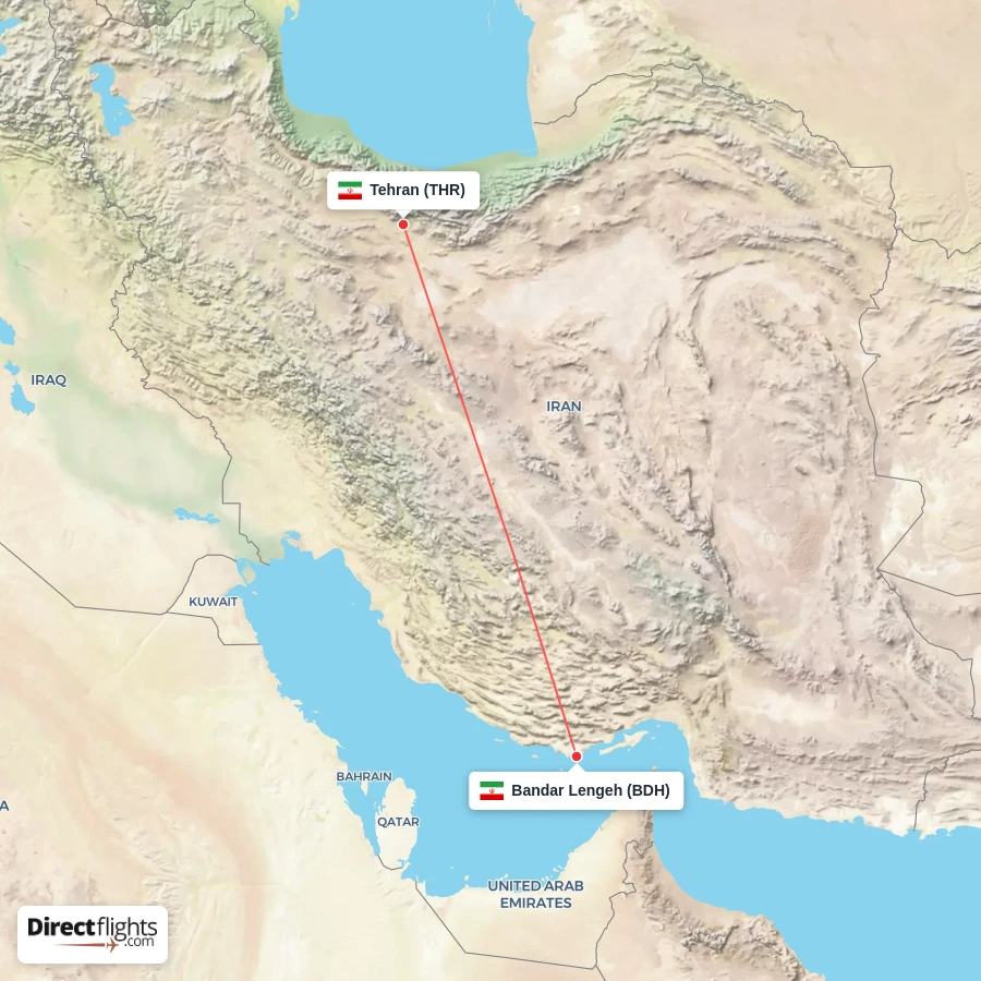 BDH - THR route map