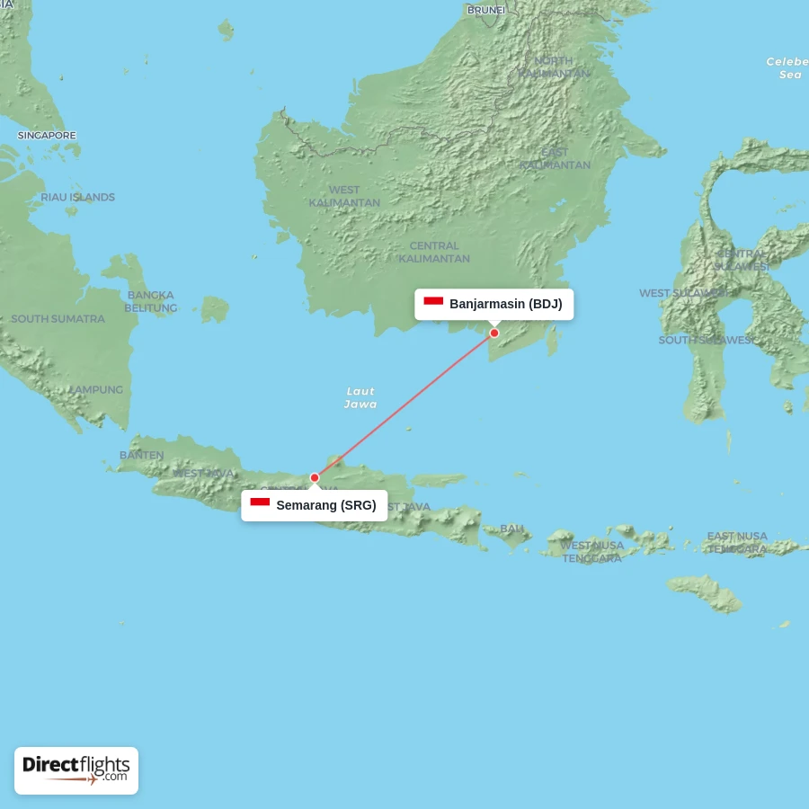 BDJ - SRG route map