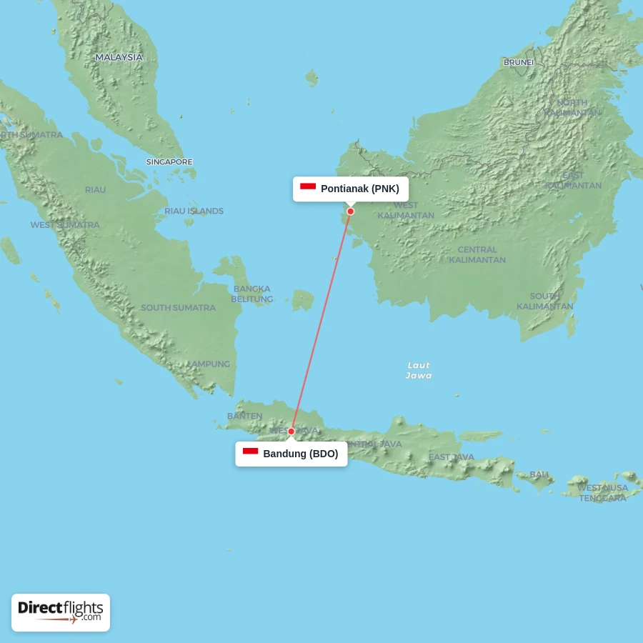 BDO - PNK route map