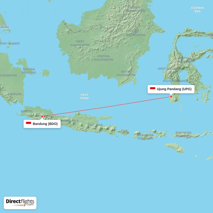 BDO - UPG route map