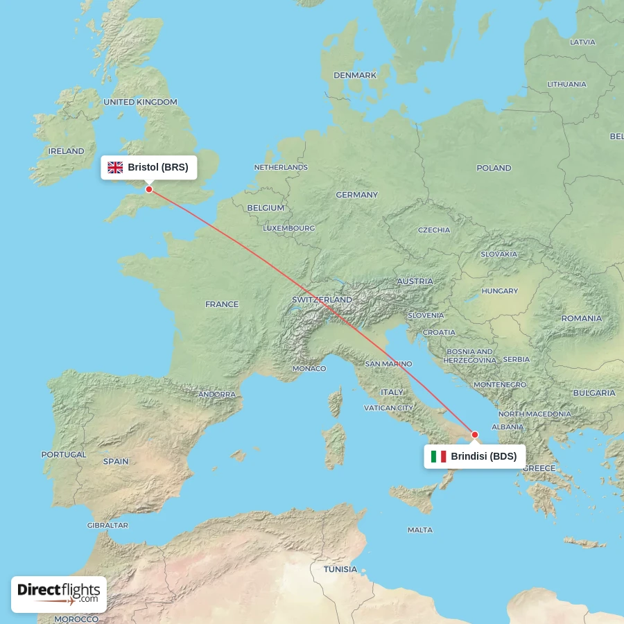 BDS - BRS route map