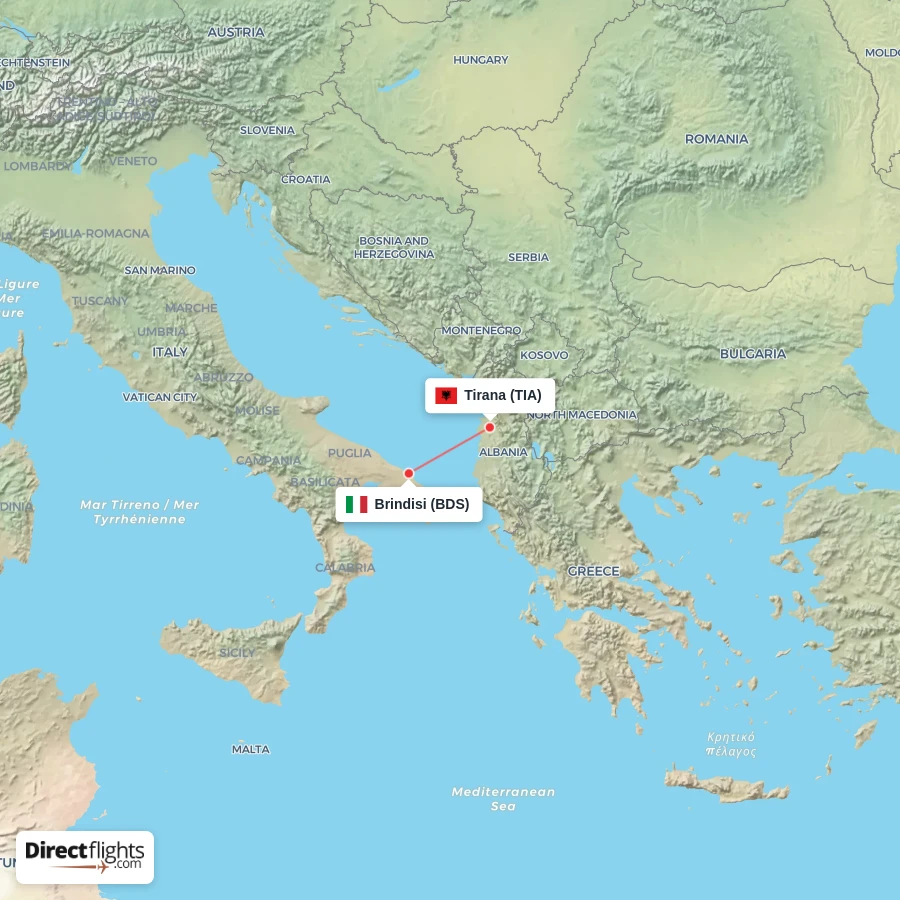 BDS - TIA route map