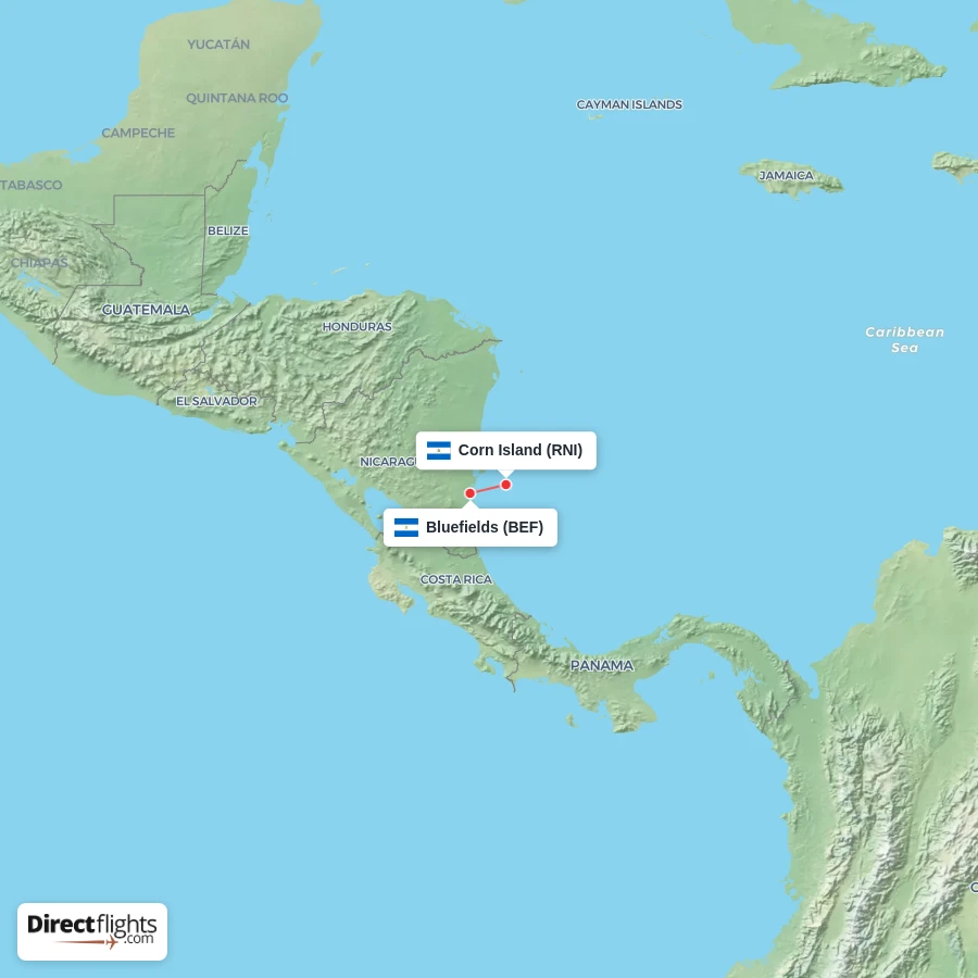 BEF - RNI route map