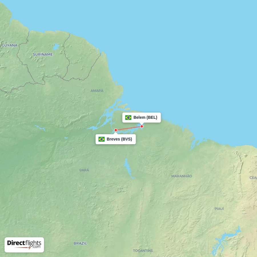 BEL - BVS route map