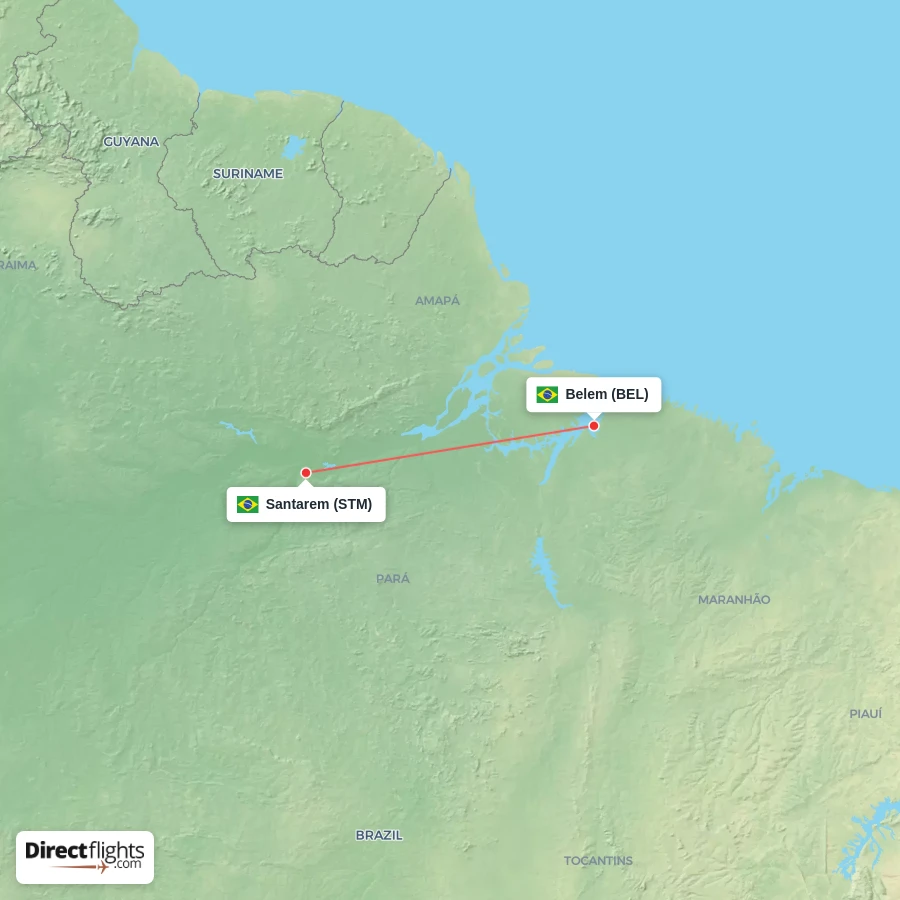 BEL - STM route map