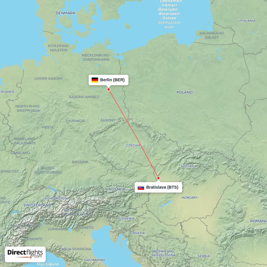 BER - BTS route map
