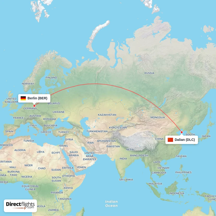 BER - DLC route map