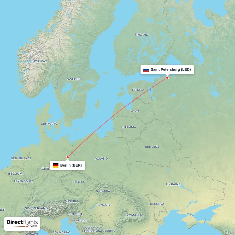BER - LED route map
