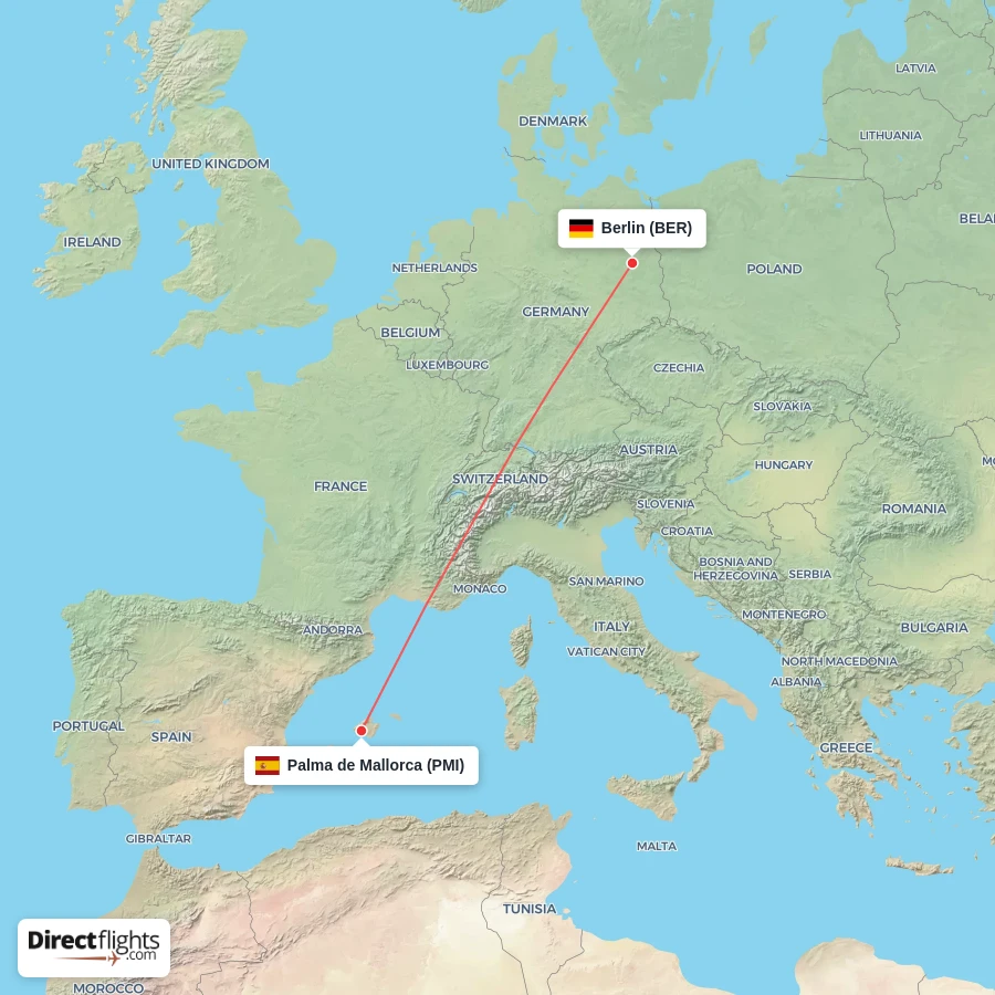 BER - PMI route map