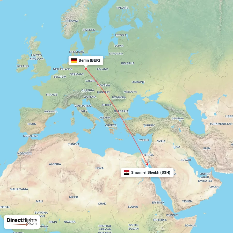 BER - SSH route map