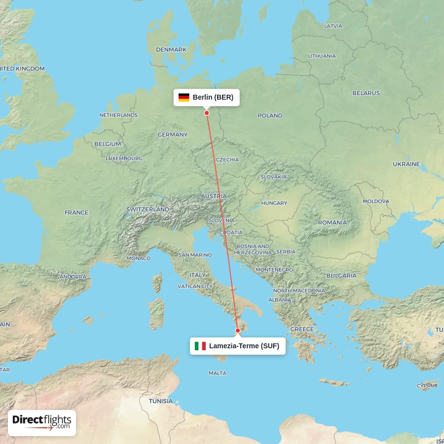 BER - SUF route map