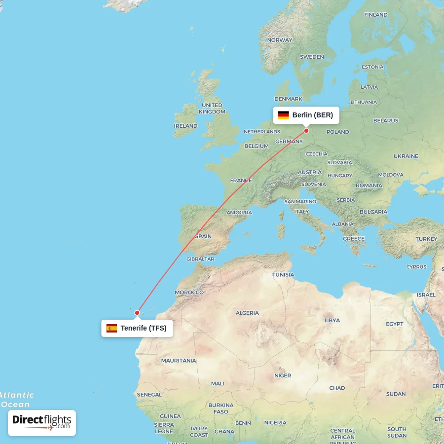 BER - TFS route map