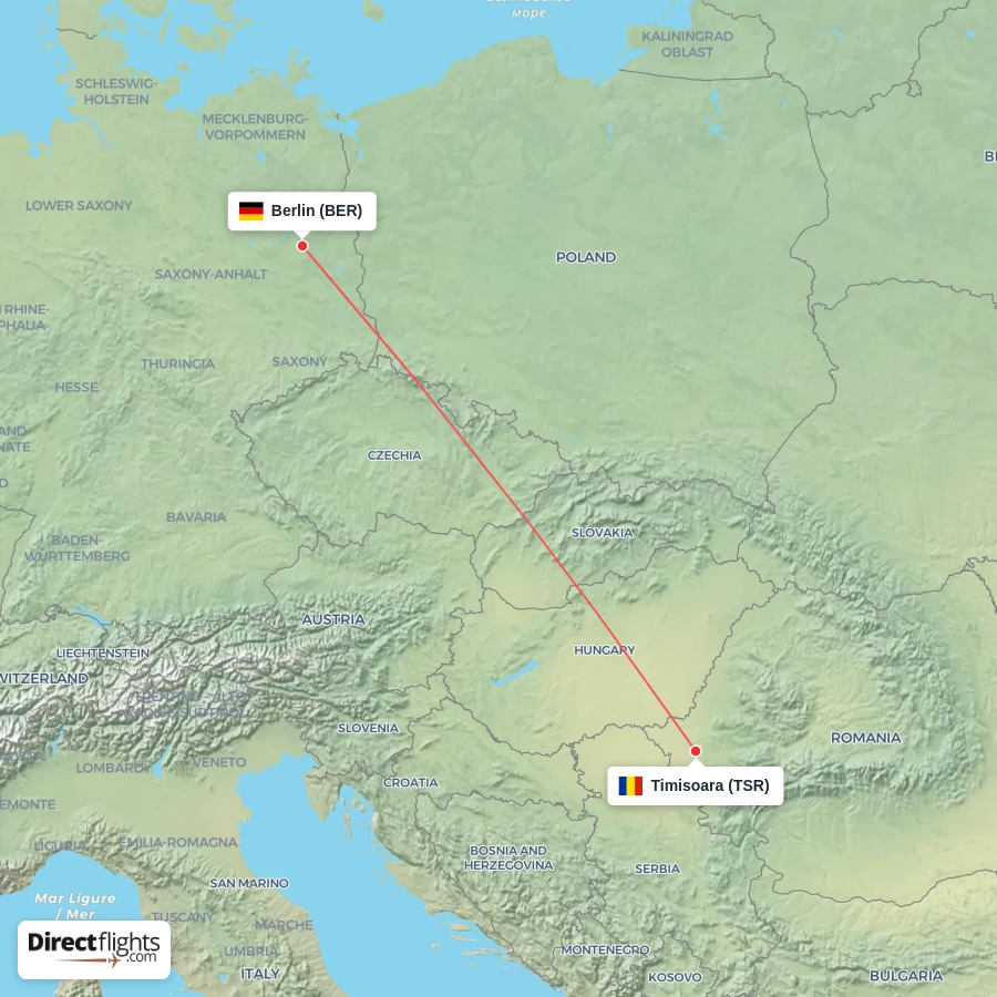 BER - TSR route map