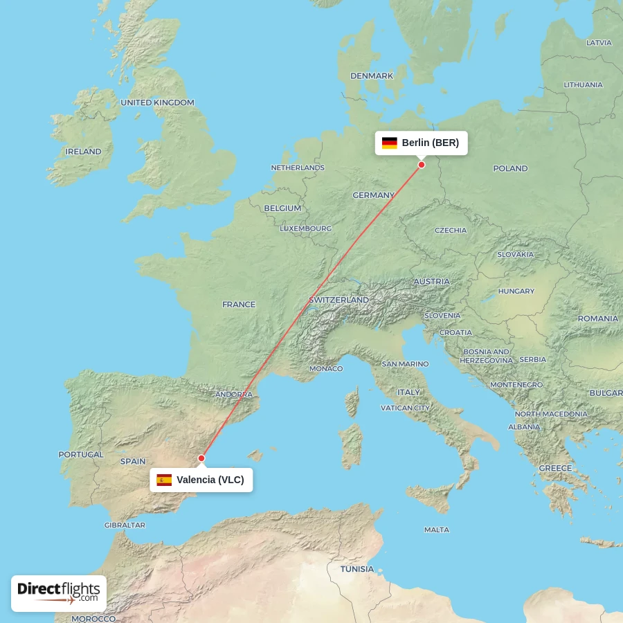 BER - VLC route map