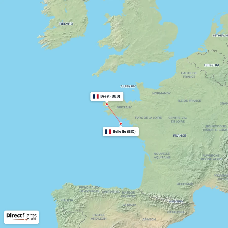 BES - BIC route map