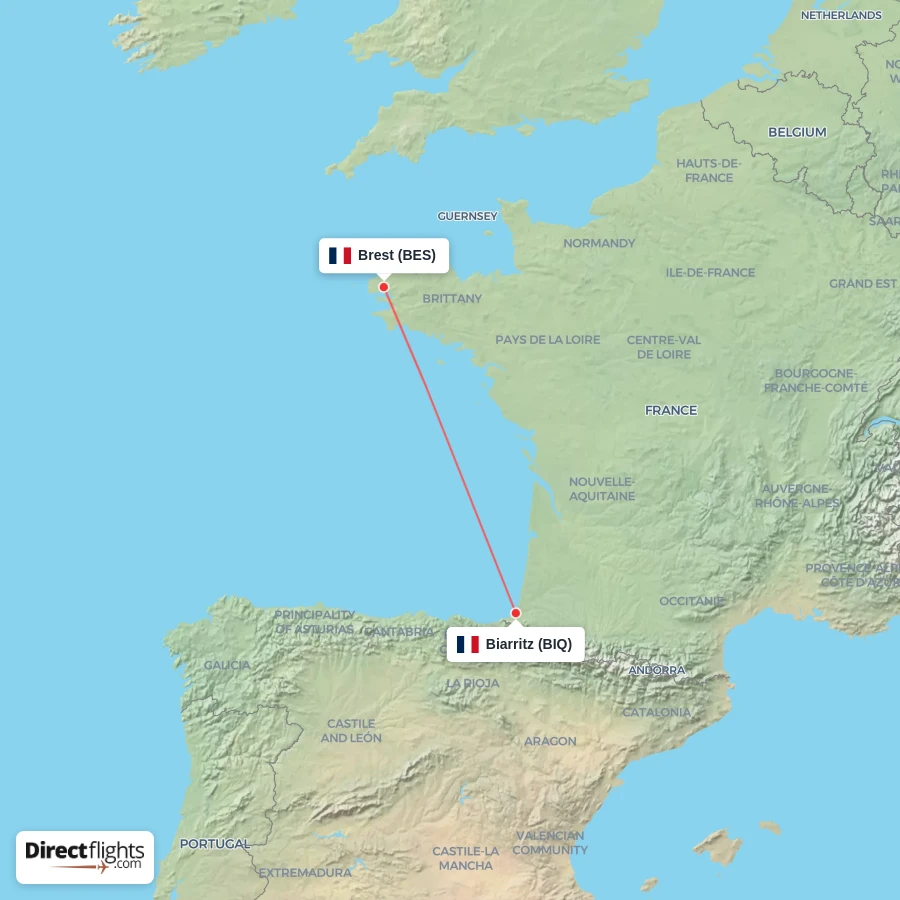 BES - BIQ route map