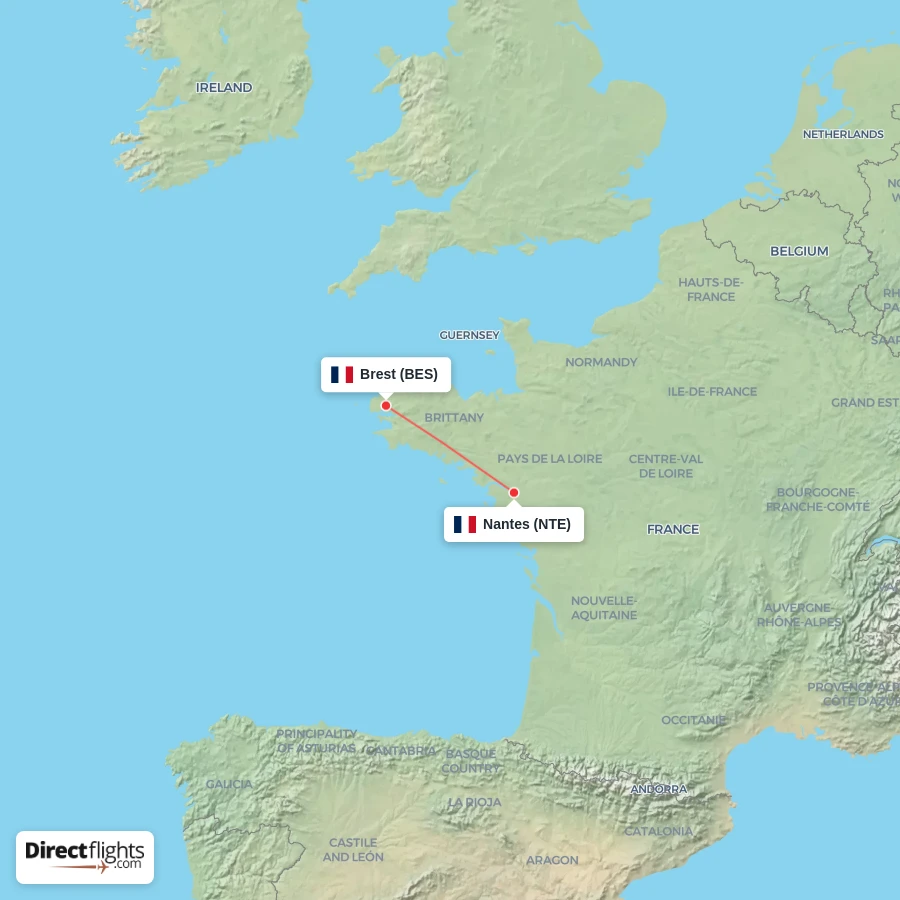 BES - NTE route map