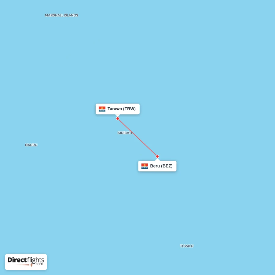 BEZ - TRW route map