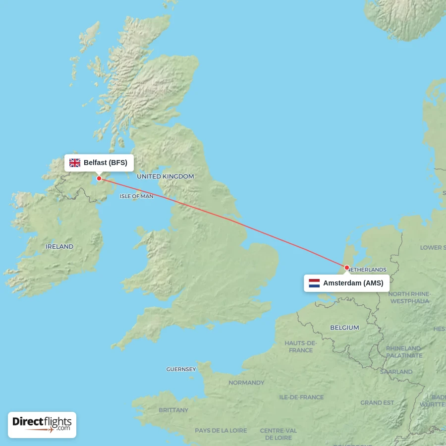 BFS - AMS route map