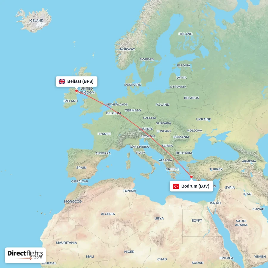 BFS - BJV route map