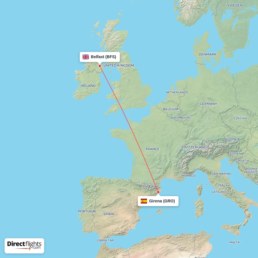 BFS - GRO route map