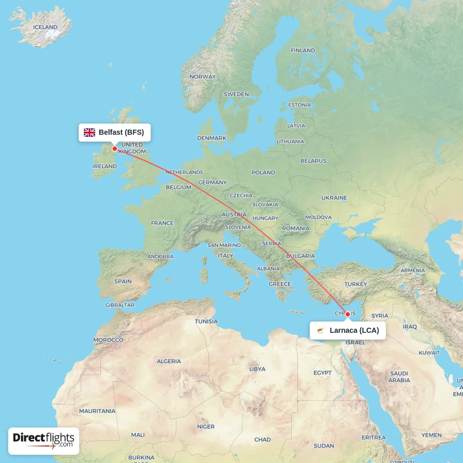 BFS - LCA route map